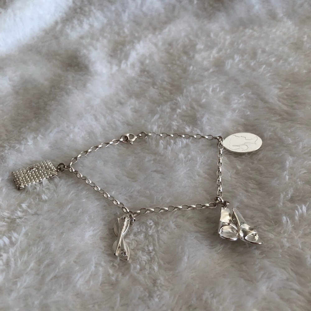 Barbie 45th Anniversary Sterling Charm Bracelet